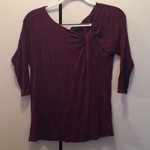 GAP Eggplant Blouse